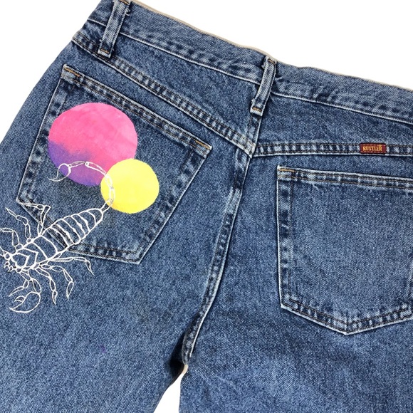 Rustler Denim High Waisted Pants Size 32 - Picture 3 of 4